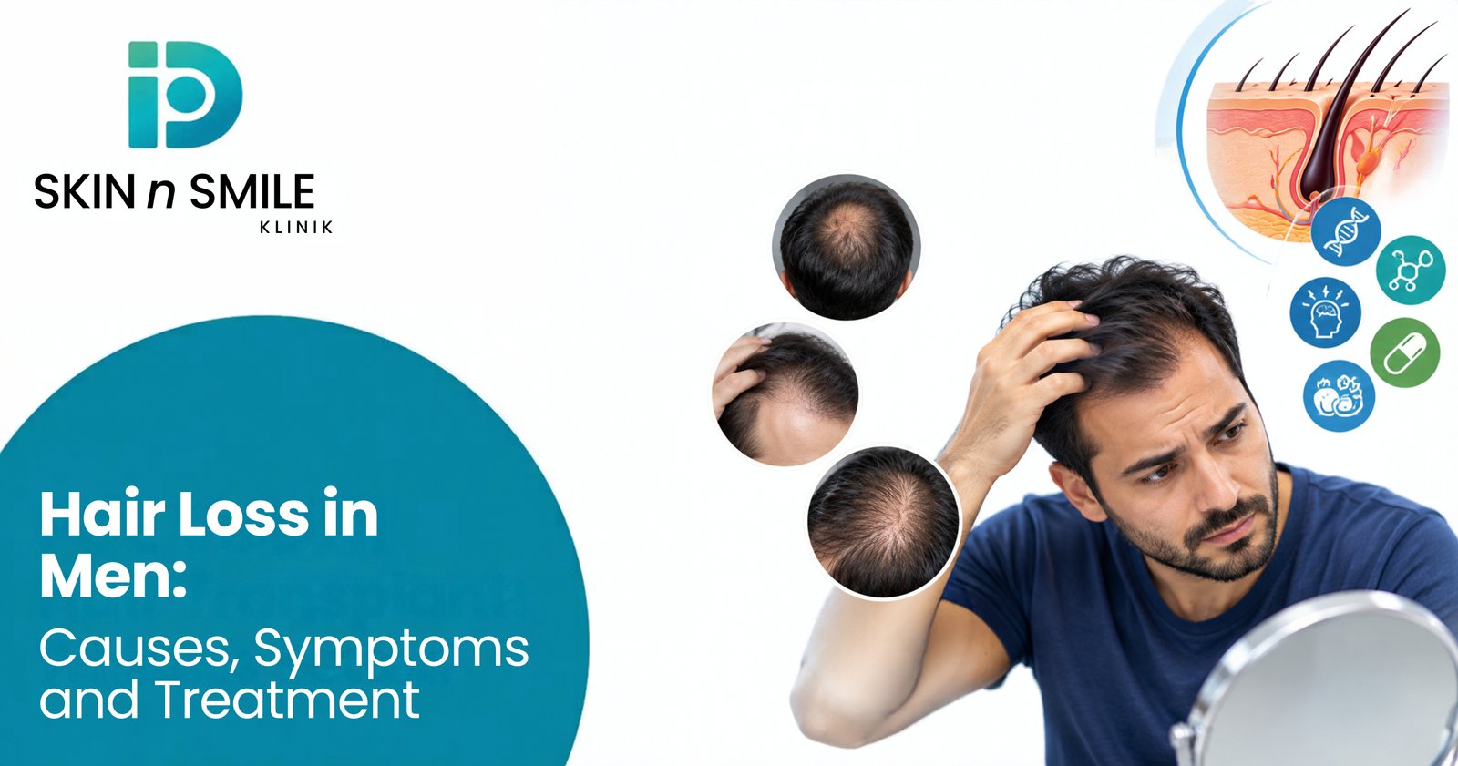 Hair Loss in Men: Causes, Symptoms and Treatment