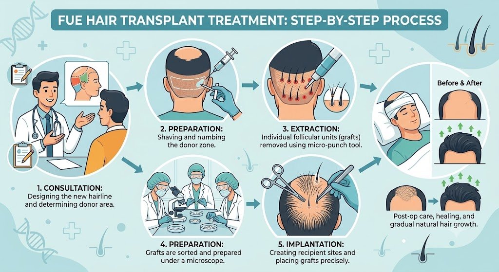 FUE Hair Transplant Treatment in Ahmedabad