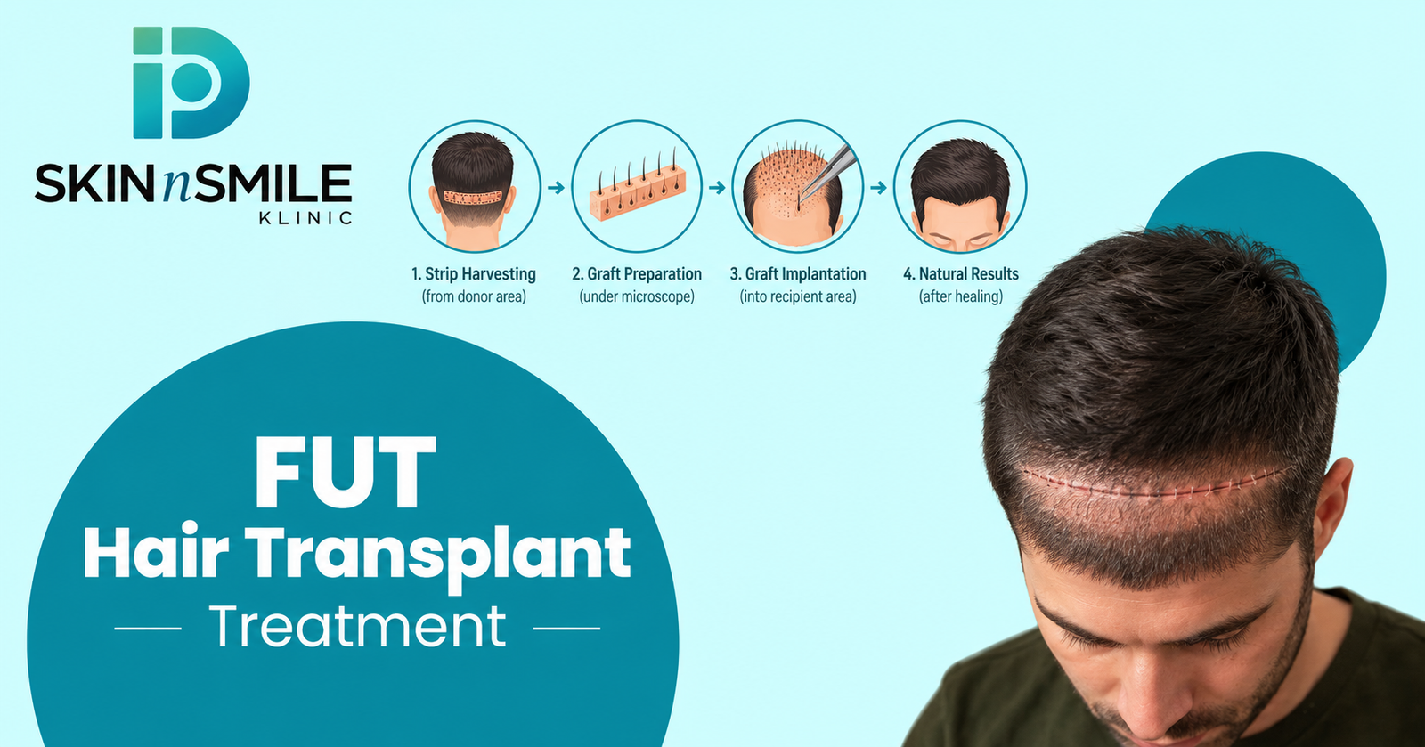 FUT Hair Transplant Treatment in Ahmedabad